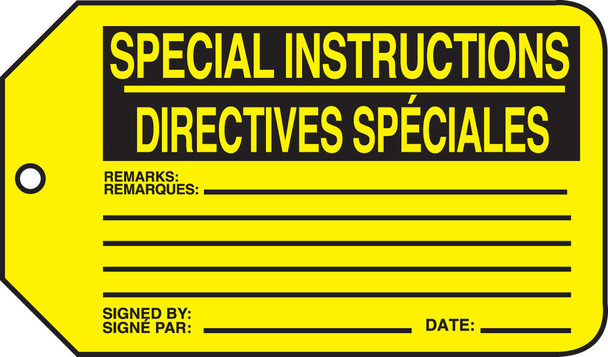 Special Instructions / Directives Spciales - TCF414CTP
