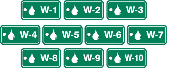 Energy Source ID Tag - Series Adhesive Dura-Vinyl 10/Pack - TDF920XVR