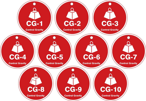 ENERGY SOURCE ID TAG - SERIES PACKAGE Number: Series 1 - 10 Adhesive Dura-Vinyl 10/Pack - TDK120XVR