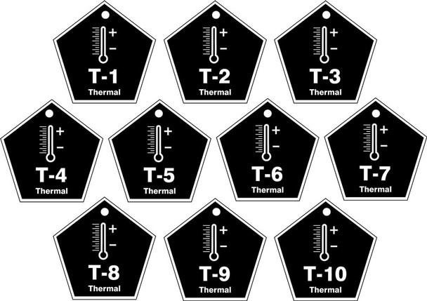 ENERGY SOURCE ID TAG - SERIES PACKAGE Number: Series 1 - 10 Plastic 10/Pack - TDK820VPR