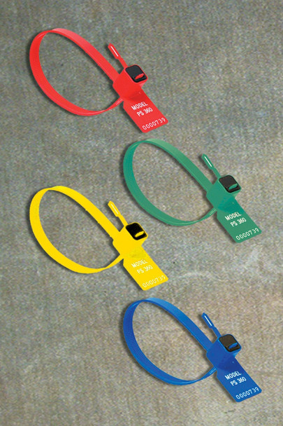 Secure Tag Seal Yellow 100/Pack - TLS718YL