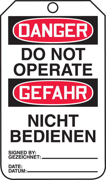 ENGLIGH/GERMAN RP-Plastic 5/Pack - TMG137PTM