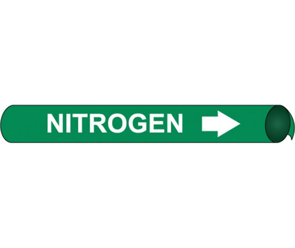 Pipemarker Strap-On - Nitrogen W/G - Fits 6"-8" Pipe - F4074