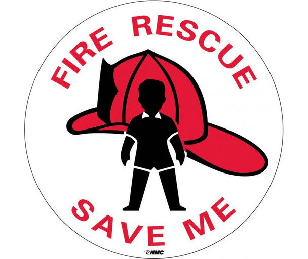 Fire Rescue Save Me - 4" Dia. - PS Vinyl - FRMP