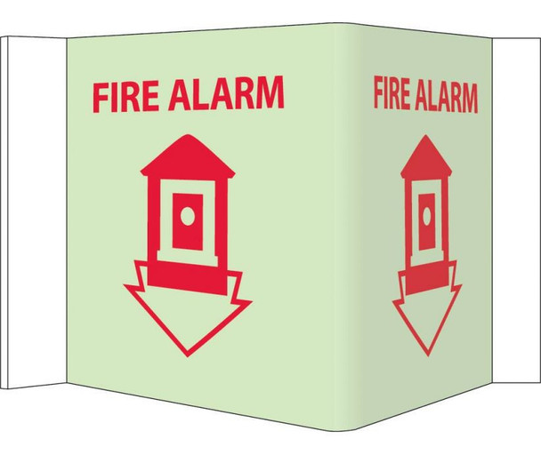 Fire - Visi - Fire Alarm - 6X9 - Glow - GLV3