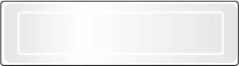 Reflective White Sticker - 1X4 - PS Vinyl - 16/Strip - HH202