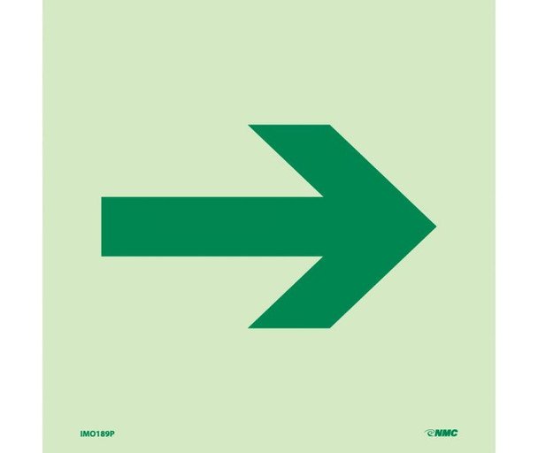 Imo - Symbol - Primary Escape - 6X6 - Glow Vinyl Laminated - IMO189P