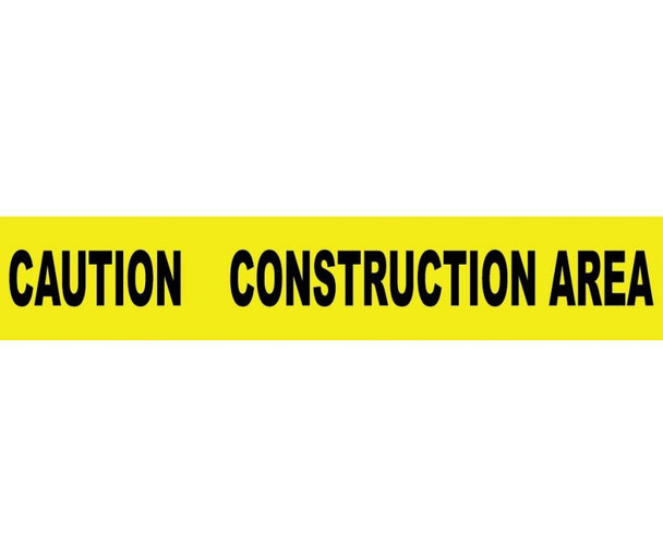 Tape - Barricade - Caution Construction Area - 3 Mil 3"X1000' - PT3