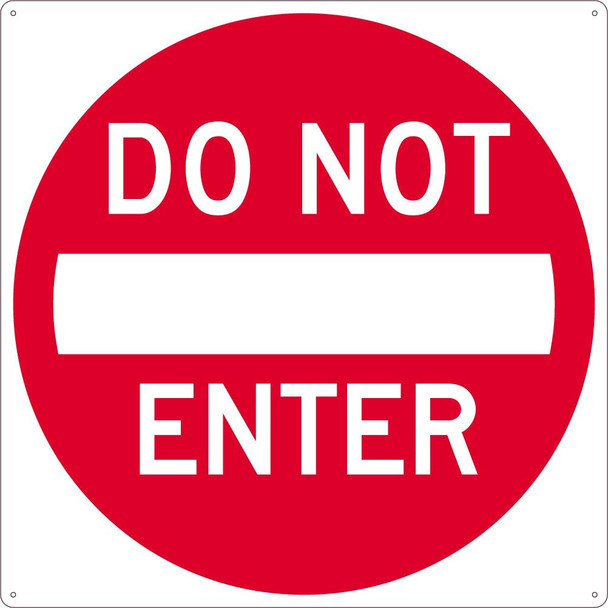 Do Not Enter - 24X24 - .080 Egp Reflective Sign - TM132J24