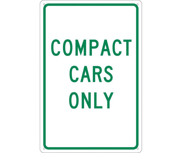 Compact Cars Only - 18X12 - .040 Alum - TM137G
