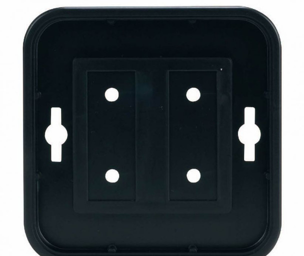 Sign Frame Round Corners Black 4X4