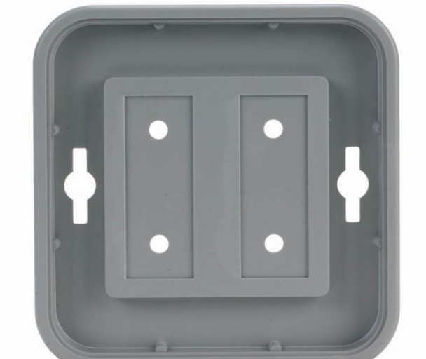 Sign Frame Round Corners Gray 4X4