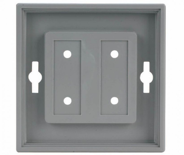 Sign Frame Square Corners Gray 12X12