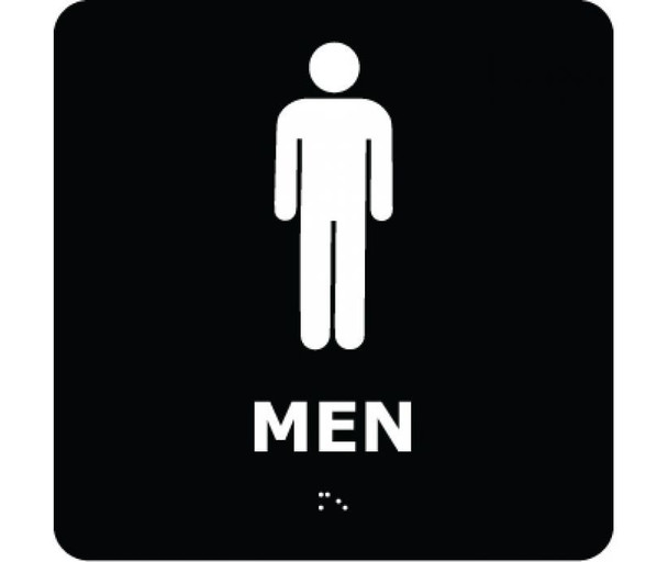 Ada Braille Men Blk 8X8