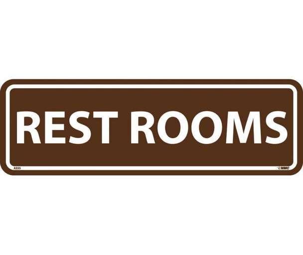 Rest Rooms 3 1/2X11 .125 Acrylic