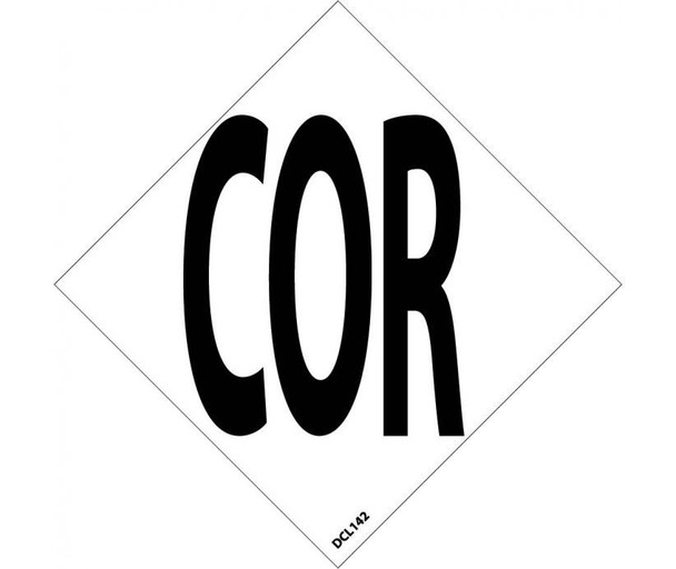Nfpa  Label Symbol Cor 2" (5/Pk) Ps Vinyl