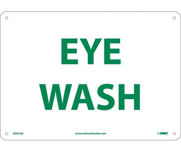 Eye Wash 10X14 .040 Alum