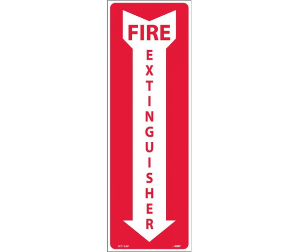 Fire Extinguisher 4X12 Ps Vinyl 25/Pk