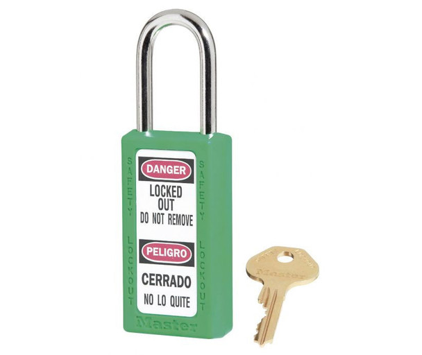 Padlock Xenoy Green 3" Body 1 1/2" Shackle