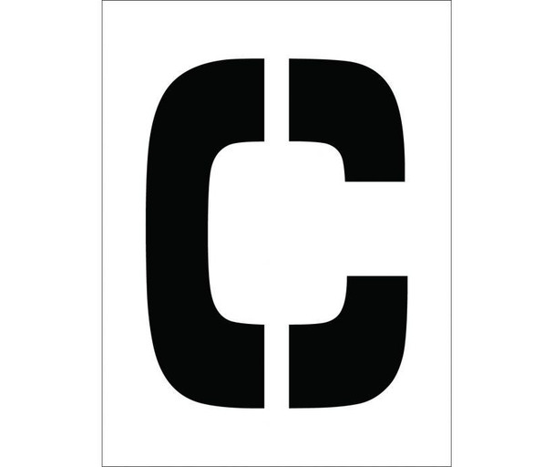 Stencil Letter C 12"