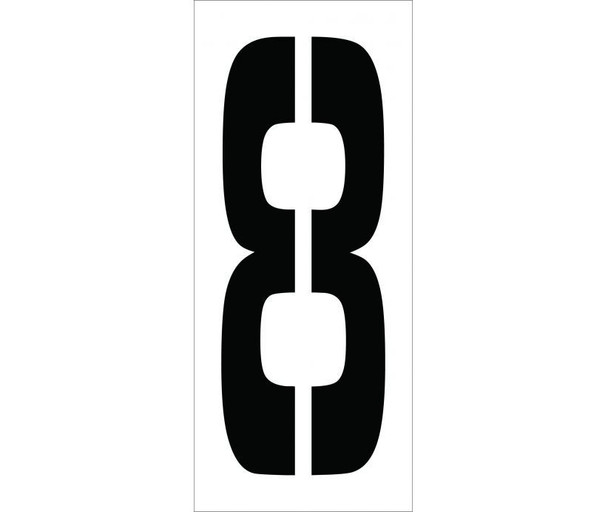 Stencil Number 8 24"