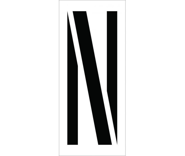Stencil Letter N 24"