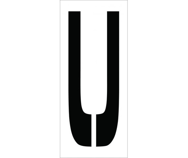 Stencil Letter U 24"