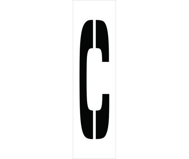 Stencil Letter C 36"