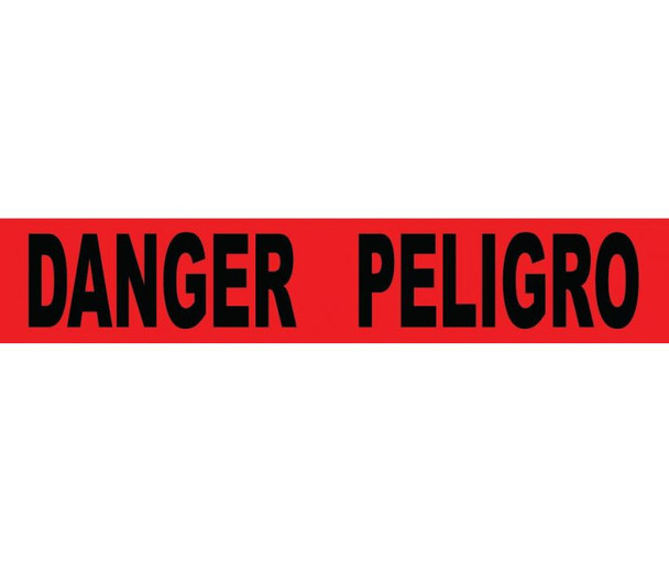 Tape Barricade Danger Peligro 3X1000Ft 2 Mil