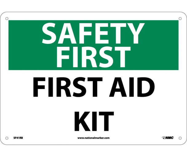 Safety First First Aid Kit 10X14 Rigid Plastic