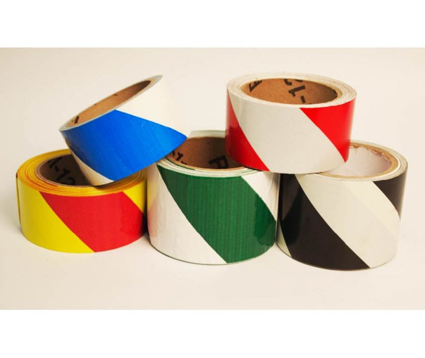 Tape Hazard Stripe Red/Wht 3"X36 Yd