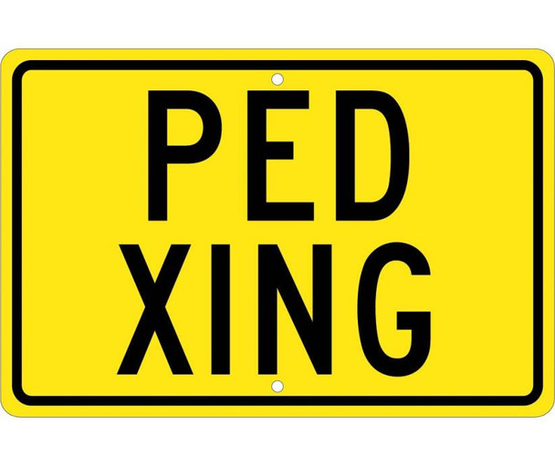 Ped Xing 12X18 .080 Hip Ref Alum