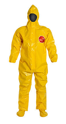 DuPont Tychem® 9000 Yellow Coverall - BR128T YL BOOT