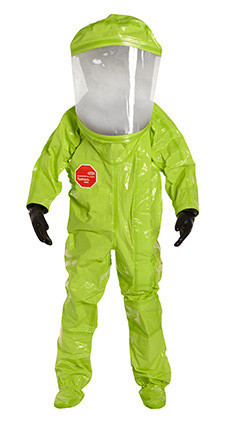 DuPont Tychem® 10000 Lime Yellow Coverall - TK612T LY 7N