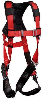 3M Protecta PRO Vest-Style Harness - Comfort Padding 1191429, Red Small