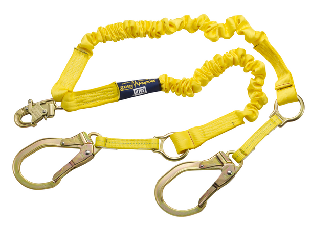 3M DBI-SALA ShockWave 100% Tie-Off Rescue Stretch Web Shock-Absorbing Lanyard - 6 ft - 1244750