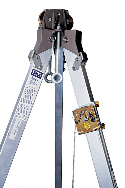 3M DBI-SALA Confined Space Tripod Leg Pulley - Fits Up To 1/4 in Lifeline - 8003238