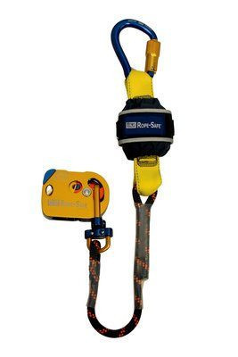 3M DBI-SALA  Rope-Safe Mobile/Static Rope Grab with Attached EZ-Stop 8700571, Gold, 2 ft. (0.6 m)