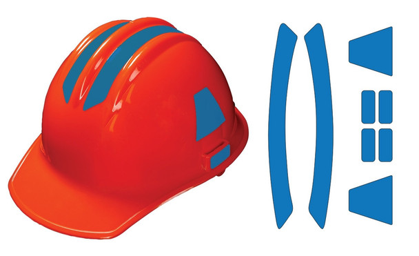 Viz-Kit Reflective Hard Hat Visibility Kits: Bullard Brand Hard Hats Red 1/Pack - LHTL651RD
