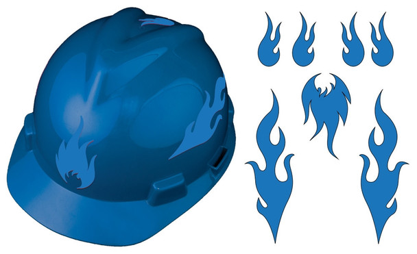 Viz-Kit Reflective Universal Hard Hat Visibility Kits: Flames Red 1/Pack - LHTL663RD