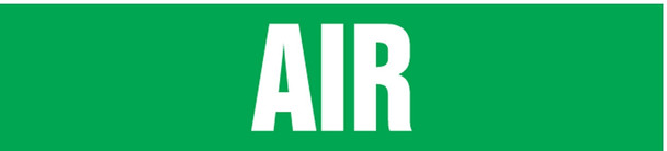 Air - Green Background Outside diameter 3/4" - 1 1/4" - CRPK121SSA