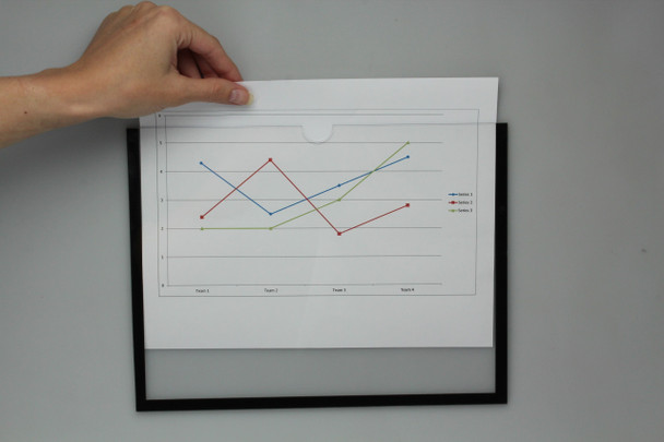 Siteboards: Backless Sign Holder 8 1/2" x 11" 1/Each - DTA952