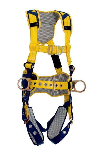 3M DBI-SALA Delta Comfort Construction Style Positioning/Climbing Harness 1100634 - Yellow - Large