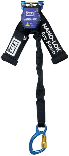 3M DBI-SALA Nano-Lok Aerial Work Platform Self-Retracting Lifeline - Web 3101655 - Blue - 4.5 ft. (1.4m)