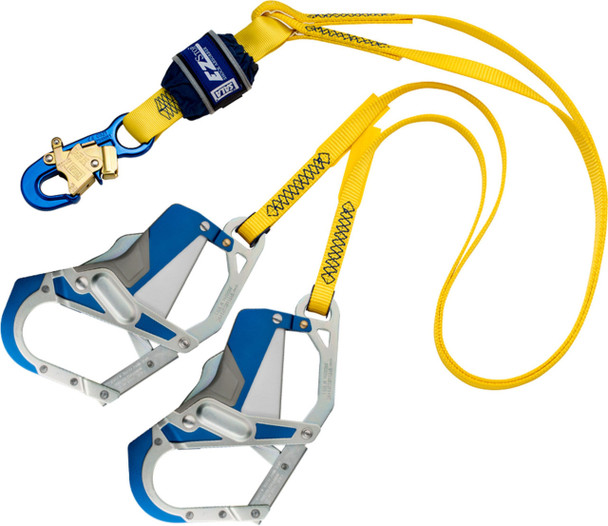 3M DBI-SALA EZ-Stop 100% Tie-Off Shock Absorbing Lanyard 1246410 - Yellow