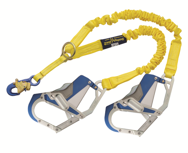 3M DBI-SALA ShockWave 100% Tie-Off Rescue Stretch Web Shock-Absorbing Lanyard - 6 ft - 1246418