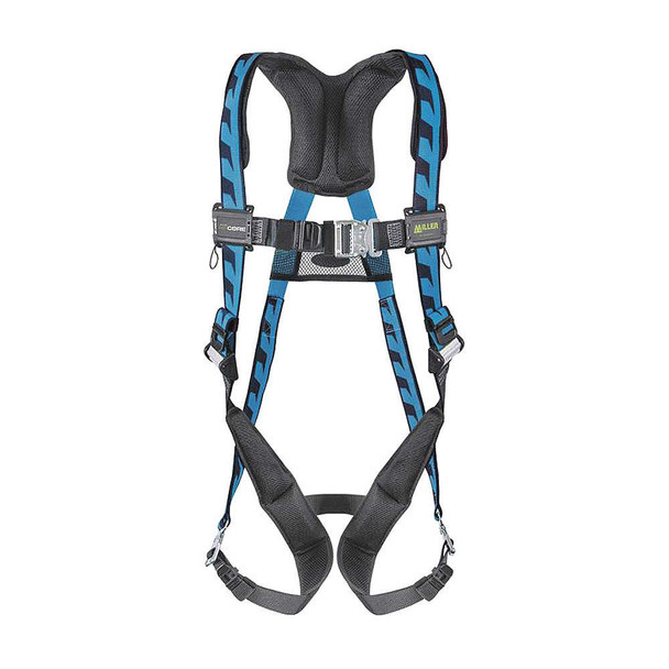 Miller AirCore Steel Hardware Blue Harness - Universal (Large/XL) - AC-QC/UBL