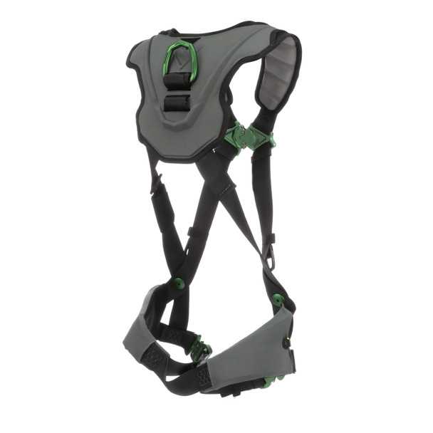MSA V-FLEX Harness w/Back D-Ring - Quick Connect Leg Straps - Extra Large - 10239981