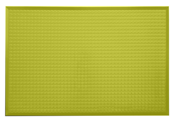 Ergomat Infinity Smooth Yellow Anti-Fatigue Mat - 3'x16'