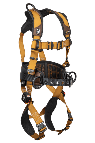 FallTech Advanced ComforTech Gel 3D Construction Belted Harness - Large - 7083BL